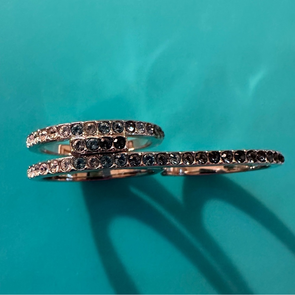 Swarovski Two Finger Ring